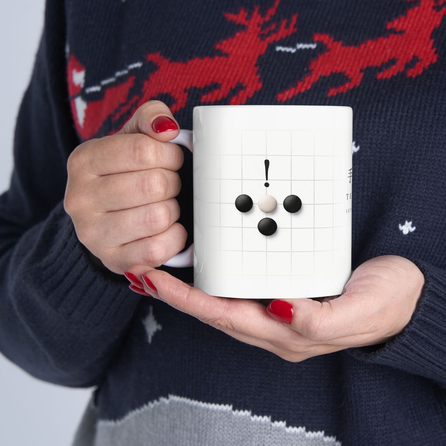 Tenuki Go Mug — Letting Go | Baduk Weiqi Strategy Tea & Coffee Cup