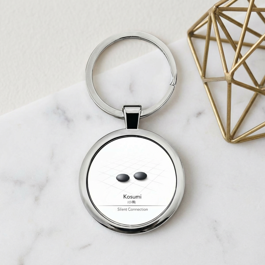Kosumi Keychain – Silent Connection – Minimalist Go Design – Zen Gift
