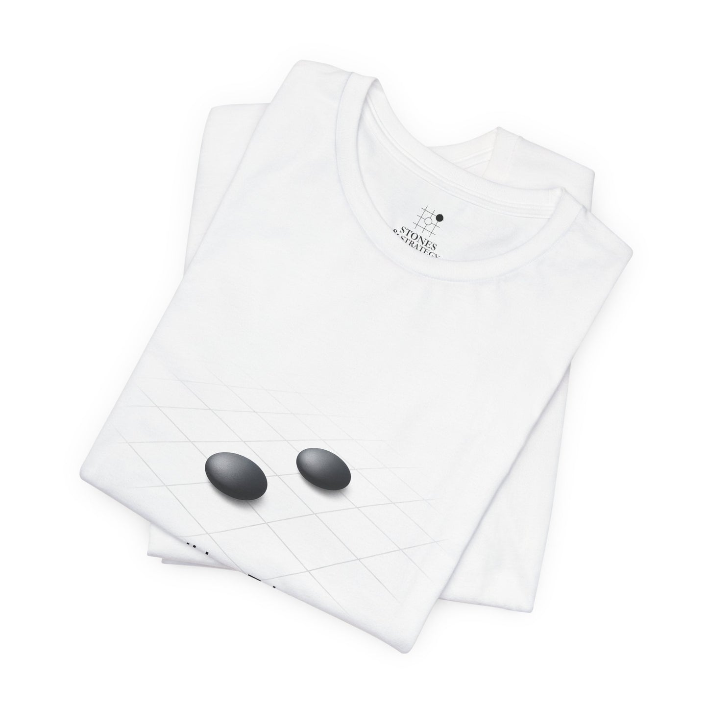 Go T Shirt Ikken Tobi - Steady Advance | Minimal Baduk Weiqi Strategy Shirt