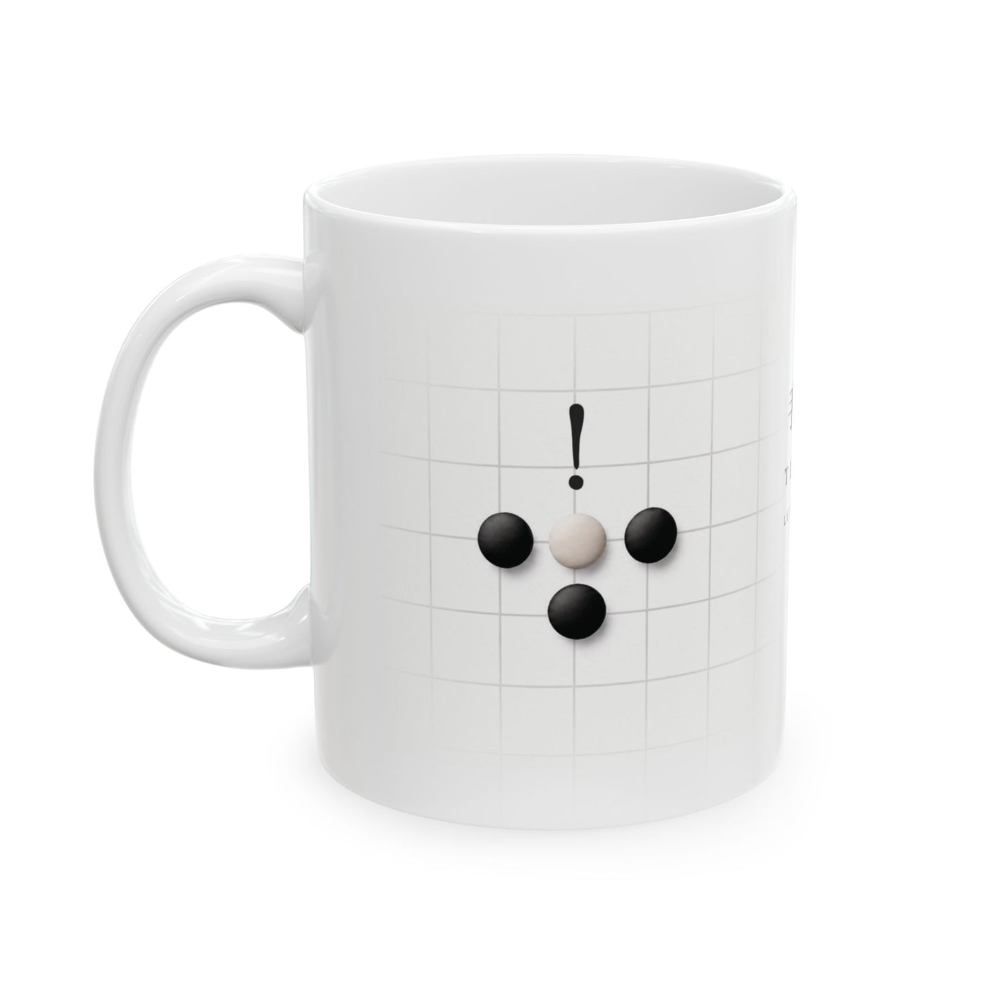 Tenuki Go Mug — Letting Go | Baduk Weiqi Strategy Tea & Coffee Cup
