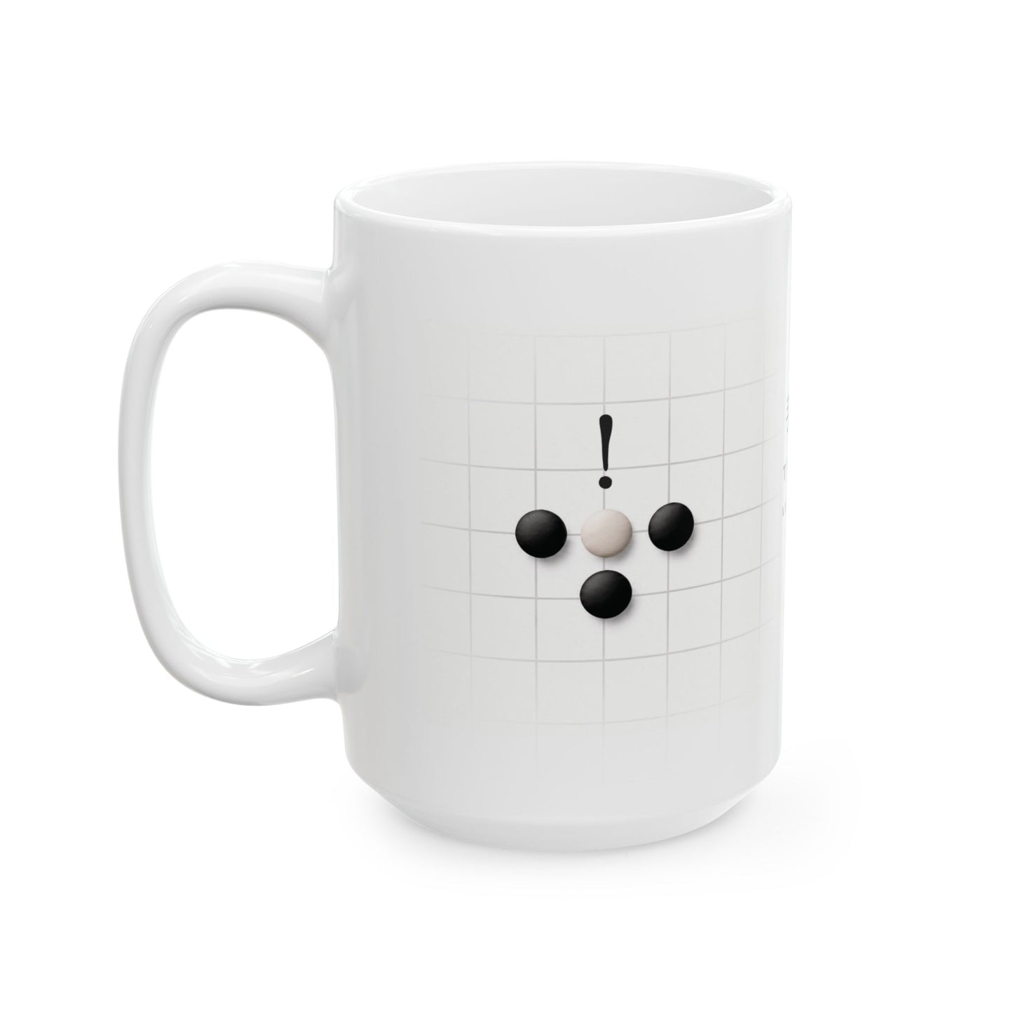 Tenuki Go Mug — Letting Go | Baduk Weiqi Strategy Tea & Coffee Cup