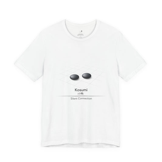 Go T Shirt Kosumi - Silent Connection | Minimal Baduk Weiqi Strategy Shirt