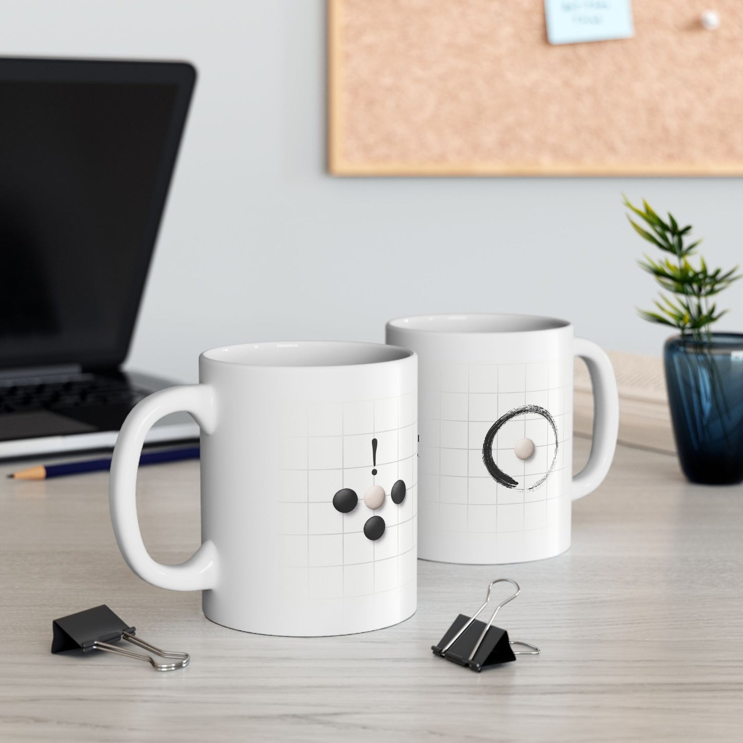 Tenuki Go Mug — Letting Go | Baduk Weiqi Strategy Tea & Coffee Cup
